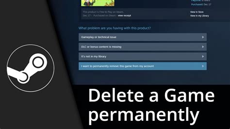 Can I remove a game from my Steam library?