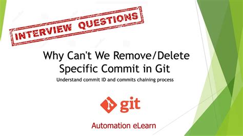 Can I remove a specific commit from git?