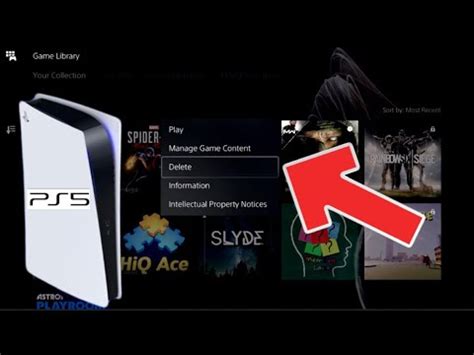 Can I remove games from my PS5 library?