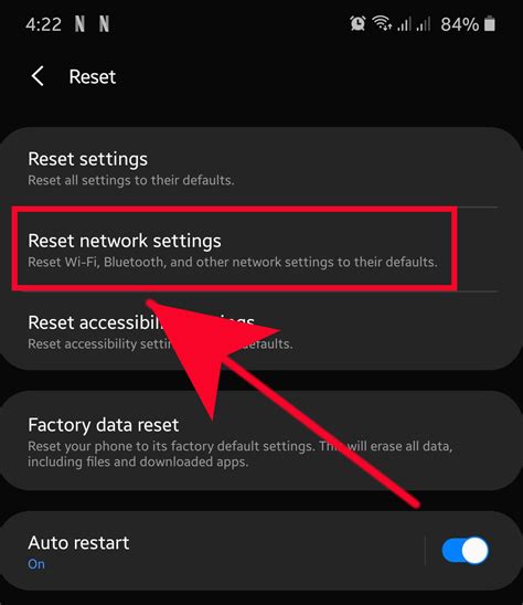 Can I reset all network settings?