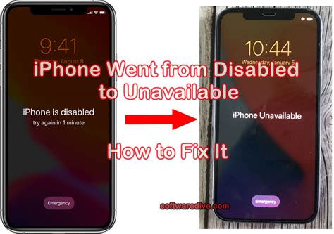 Can I restore an unavailable iPhone?