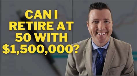 Can I retire at 50 with $1 million dollars?
