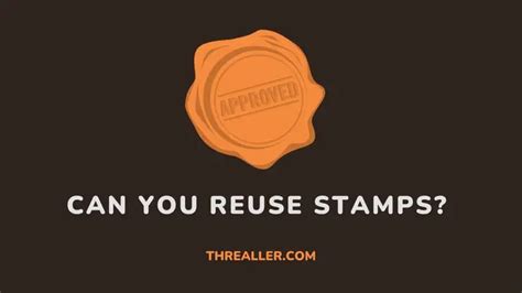 Can I reuse stamps with barcodes?