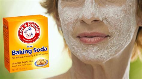 Can I rub baking soda on my face?