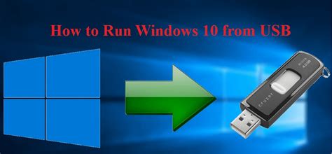 Can I run Windows 10 from a USB drive?