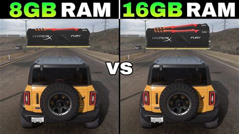 Can I run a 16GB RAM game with 8GB RAM?