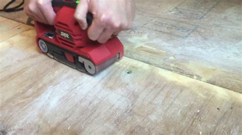 Can I sand down chipboard?