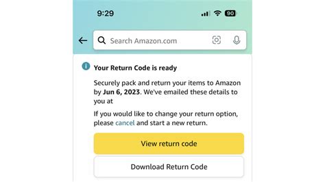 Can I screenshot Amazon return QR code?