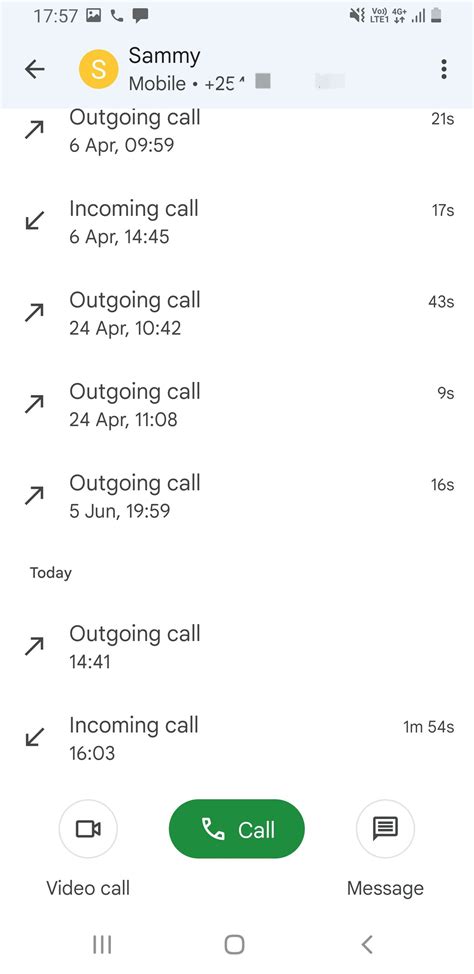Can I see call history on Google?