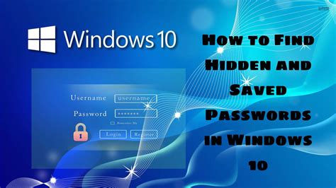 Can I see my Windows password?
