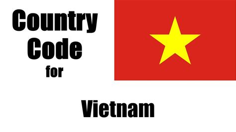 Can I see the country code of Vietnam?