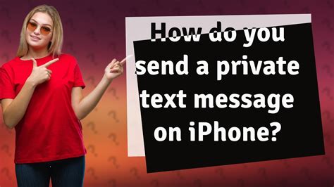 Can I send a private text message?