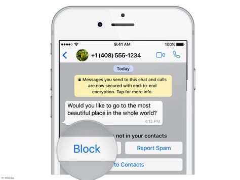 Can I send message to a blocked contact?