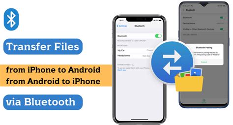 Can I send photos from Android to iPhone via Bluetooth?