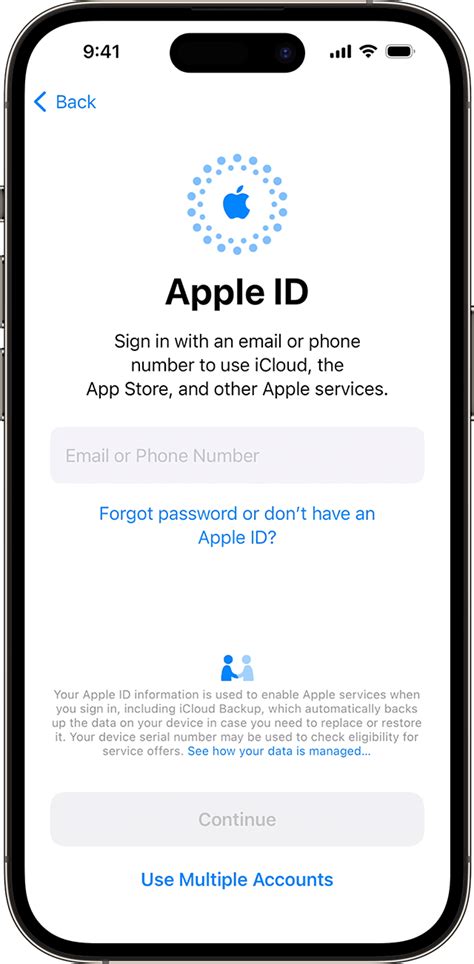 Can I set up a second Apple ID?