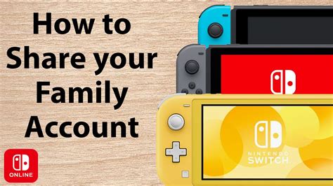 Can I share my Nintendo account with family?