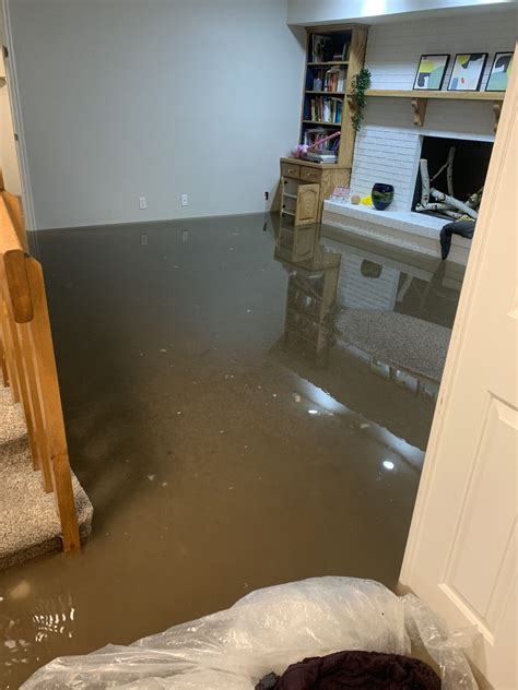 Can I shower if my basement is flooded?