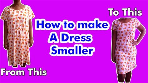 Can I shrink a dress that's too big?