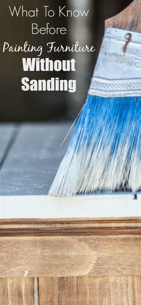 Can I skip sanding before painting?