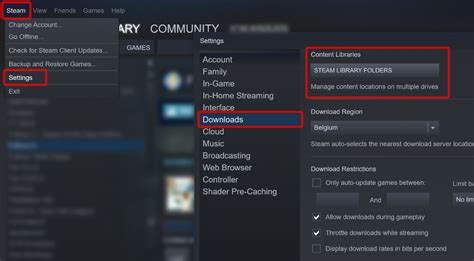 Can I split my Steam library?