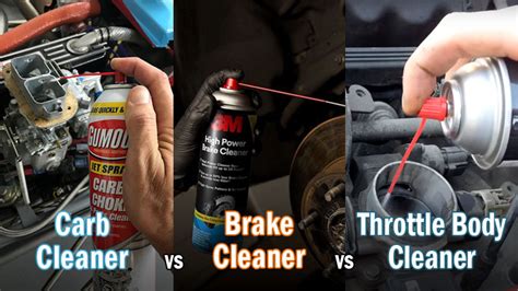 Can I spray brake cleaner on carburetor?