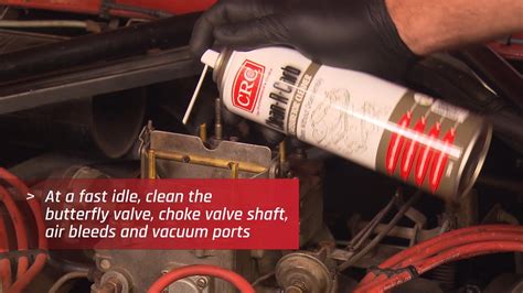 Can I spray carburetor cleaner?