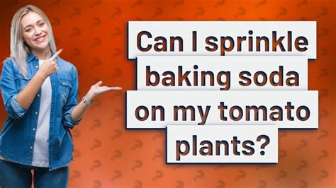 Can I sprinkle baking soda on my plants?