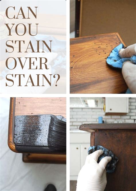 Can I stain over stain without sanding?