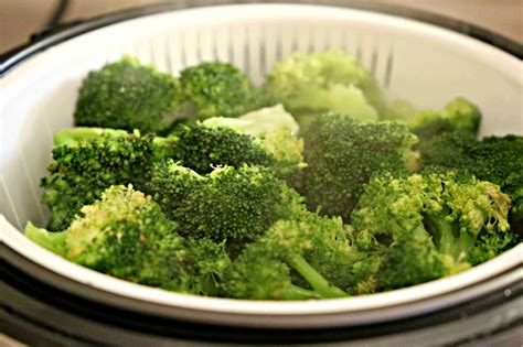 Can I steam frozen broccoli in a rice cooker?
