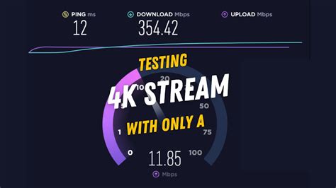 Can I stream 4K with 10Mbps?