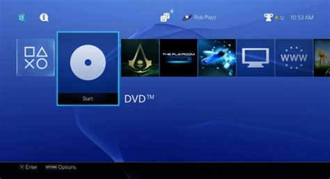 Can I stream DVDs on PS4?