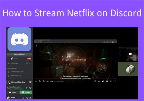 Can I stream Netflix on Discord?