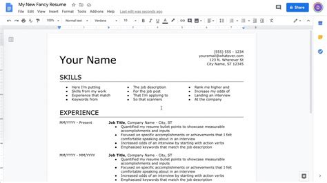 Can I submit resume as Google Doc?