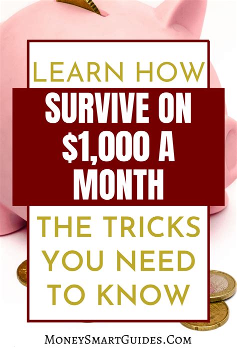 Can I survive with $1000 a month in the USA?