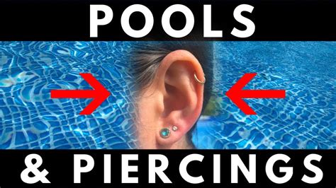 Can I swim in salt water after getting a piercing?