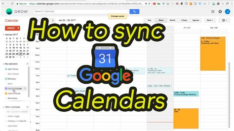 Can I sync two Calendars?