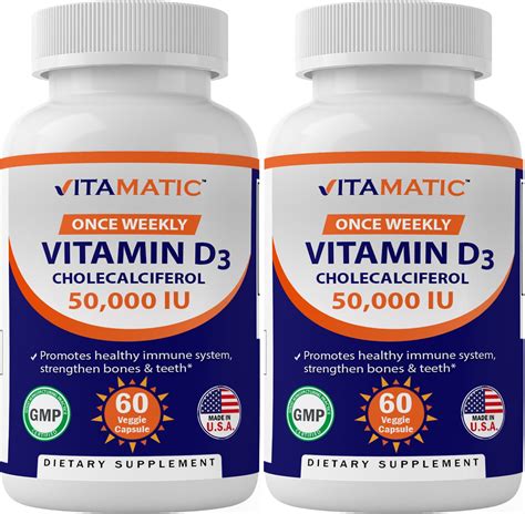 Can I take 50000 IU of vitamin D3 every week?