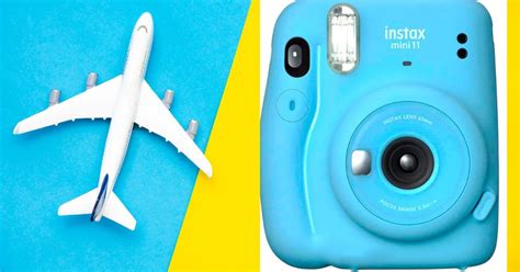 Can I take Instax film on a plane?