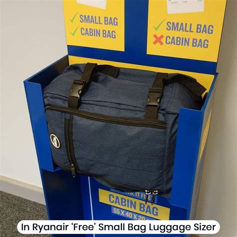 Can I take a 40L backpack on Ryanair?