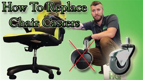 Can I take the wheels off my office chair?