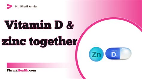 Can I take zinc and vitamin D together?