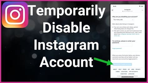 Can I temporarily freeze my Instagram account?