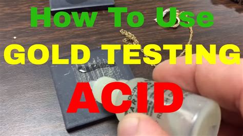 Can I test gold with alcohol?