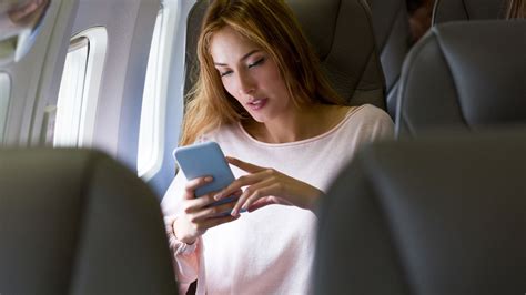 Can I text on a plane?