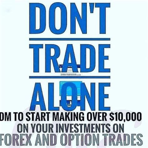 Can I trade alone?