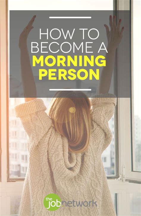 Can I train myself to be a morning person?