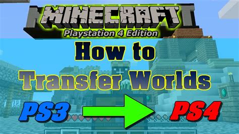 Can I transfer PS4 Minecraft world to PC?