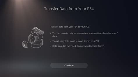 Can I transfer files from PS4 to PS5?
