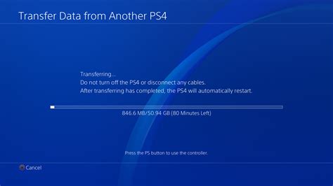 Can I transfer my PS4 data to another PS4?