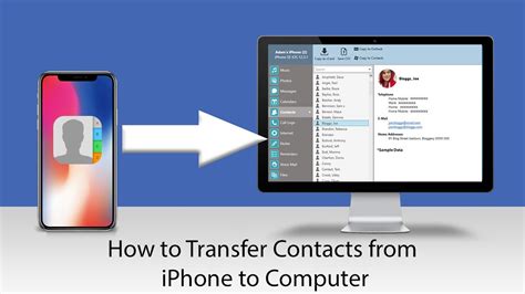 Can I transfer my phone contacts to my computer?